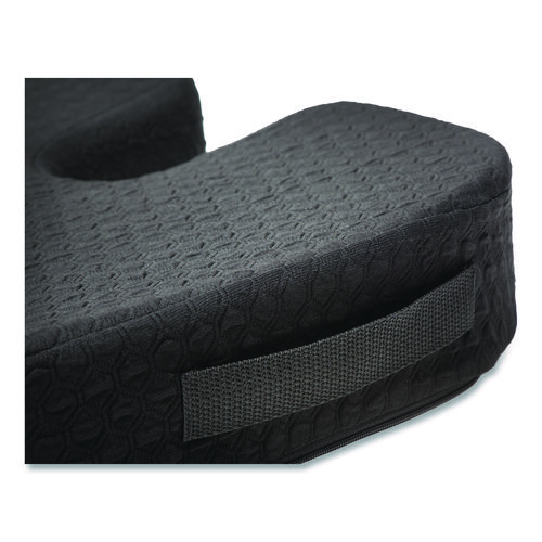 Premium Cool-Gel Seat Cushion, 17.5 x 14.5 x 3.1, Black
