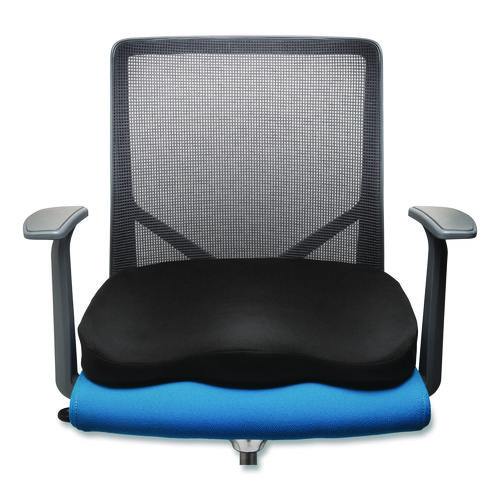 Memory Foam Seat Rest, 17.4  x 15.4  x 2.9, Black