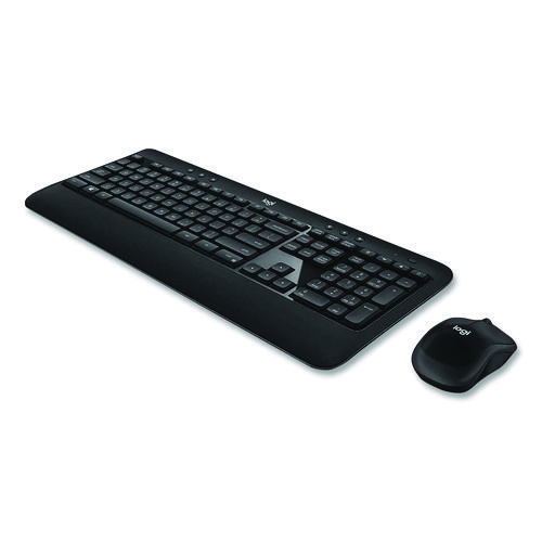 Advanced Wireless Mouse and Keyboard Combo, 2.4 GHz Frequency, 33 ft Wireless Range, Black