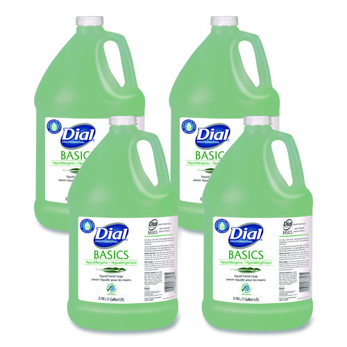 Basics MP Free Liquid Hand Soap Refill, Honeysuckle Scent, 3.78 L, 4/Carton