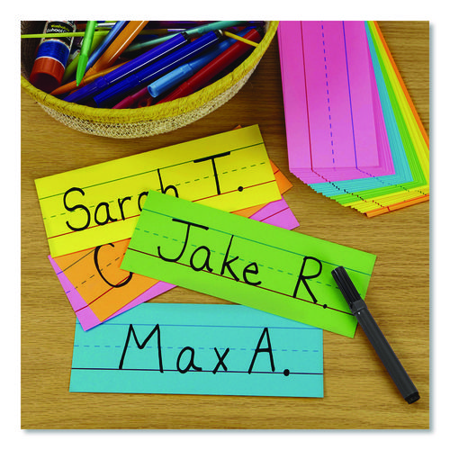 Word Strips, Small, Assorted Colors, 100/Pack