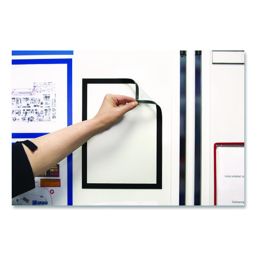 SOLO Magnetic Frame, 8.5 x 11 Insert, Black Frame, 5/Pack