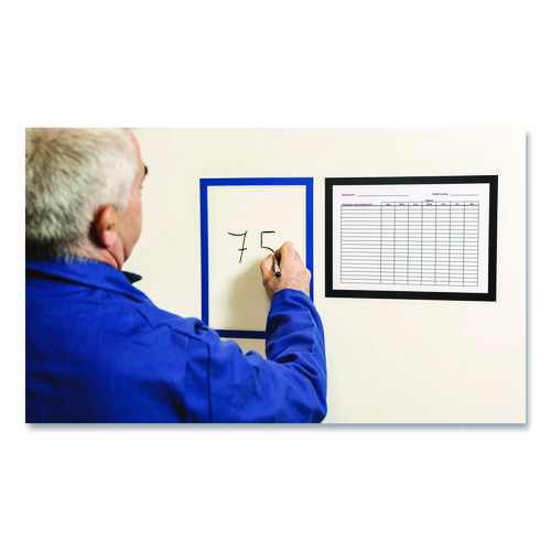 SOLO Magnetic Frame, 8.5 x 11 Insert, Black Frame, 5/Pack