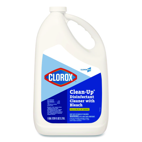 CloroxPro Clean-Up Disinfectant Cleaner with Bleach, 128 oz Refill Bottle