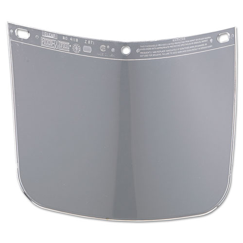 Image of High Performance Face Shield Window, Standard, Propionate, 11 x 8, Clear