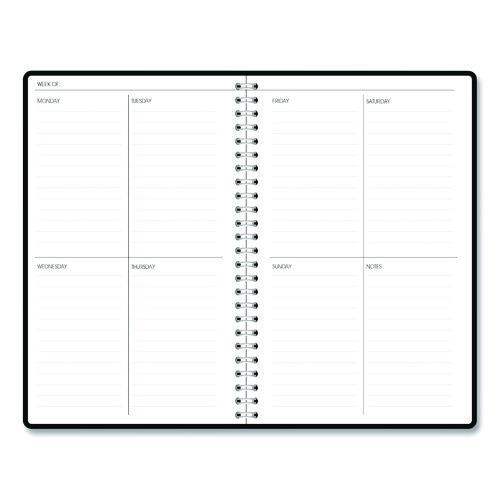 Recycled Non-Dated Monthly/Weekly Planner, 70's Stripes, Multicolor Cover, Undated