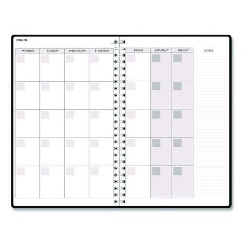 Recycled Non-Dated Monthly/Weekly Planner, 70's Stripes, Multicolor Cover, Undated