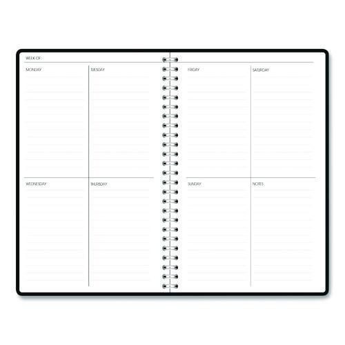 Recycled Non-Dated Monthly/Weekly Planner, Celestial, Blue/Gold Cover, Undated