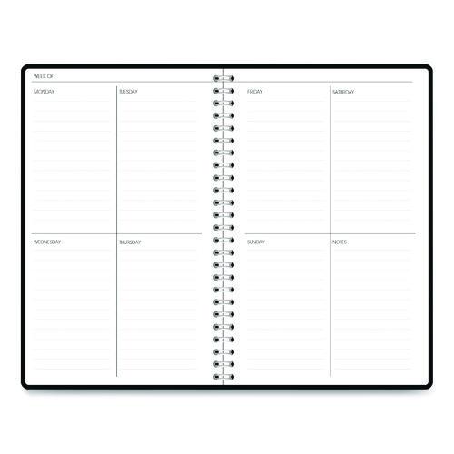 Recycled Non-Dated Monthly/Weekly Planner, Fall Floral, Multicolor Cover, Undated