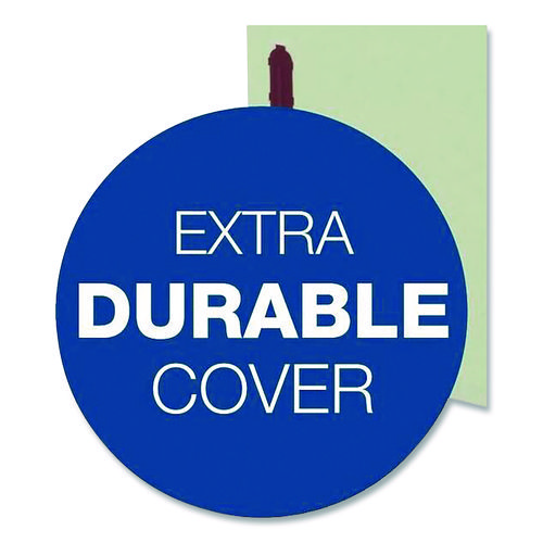 Colored Pressboard End Tab Fastener Folders, 2 Fasteners, Legal Size, Light Green Exterior, 25/Box