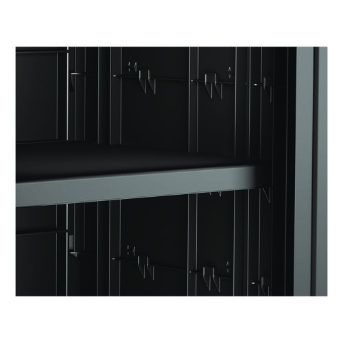 Adjustable Shelf for Suncast Commercial Full-Size Housekeeping Carts HKC1000/HKC2000, Plastic, Black