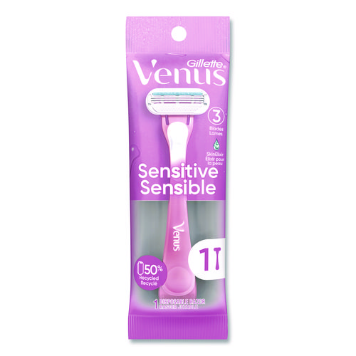 Venus Sensitive Sensible Razors, 3 Blades, 36/Carton