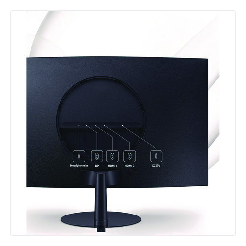 Curved LCD Monitor, 32" Widescreen, VA Panel, 1920 Pixels x 1080 Pixels