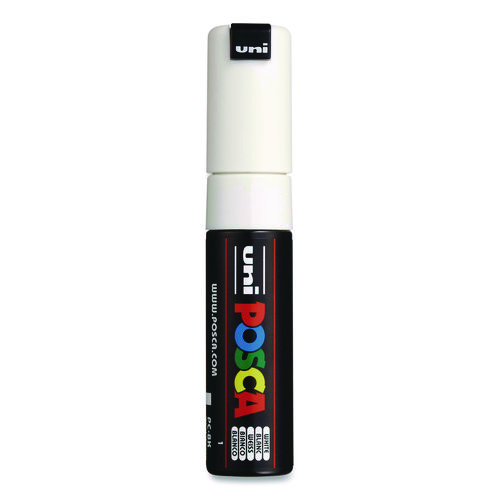 Water-Based Paint Markers, Broad Chisel Tip, White