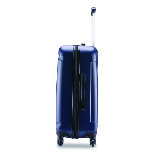 Pilot Hard Side Carry-On Suitcase, Four-Wheeled Spinner, 16.34 x 10.24 x 25.39, Blue