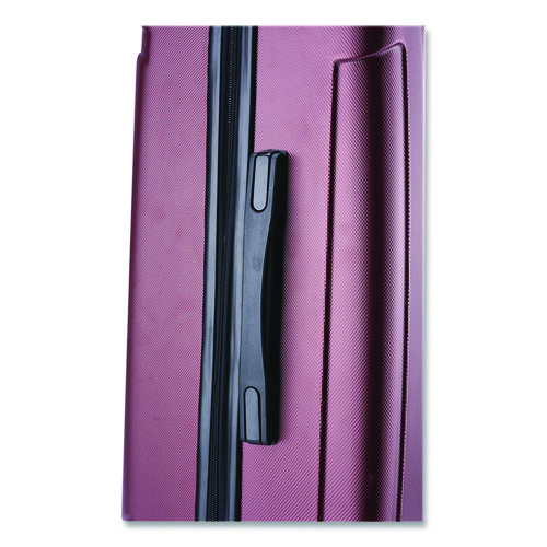 Pilot Hard Side Carry-On Suitcase, Four-Wheeled Spinner, 16.34 x 10.24 x 25.39, Wine