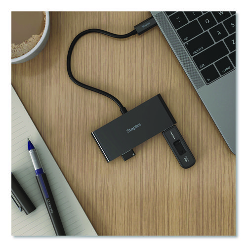 USB 3.0 Hubs, 4-Port, Black