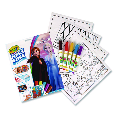 Disney Frozen 2 Color Wonder Kit, (18) Coloring Pages, (5) Frozen 2 Collection Markers