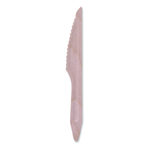 Wood Cutlery, General Purpose Knife, Natural, 500/Carton