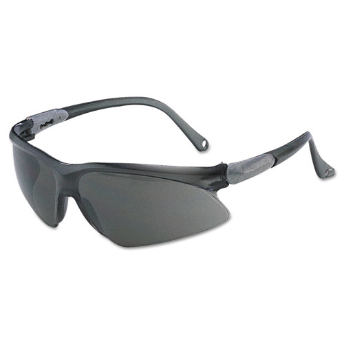 Image of V20 Visio Safety Glasses, Silver Frame, Smoke Lens