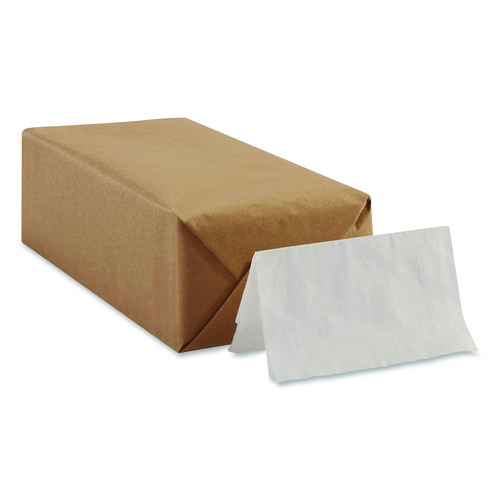 Napkins, Multilayer, 13 x 12, For Large Dispensers, White, 6000/Carton