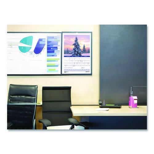 Recycled Three-Month Season Wall Calendar, 12 x 16.5, Multicolored Sheets, 14-Month: Dec 2025 to Jan 2027