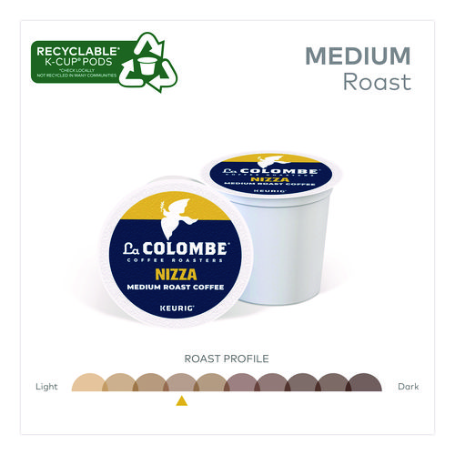 Coffee K-Cup Pods, Nizza Medium Roast, 20/Box