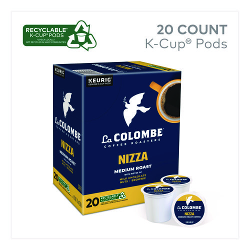 Coffee K-Cup Pods, Nizza Medium Roast, 20/Box
