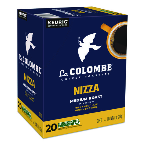 Coffee K-Cup Pods, Nizza Medium Roast, 20/Box