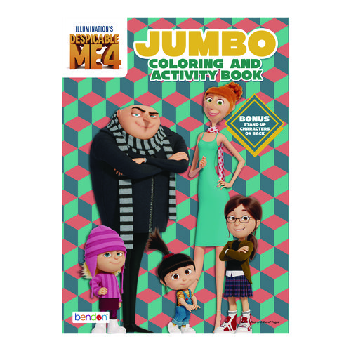 Despicable Me 4 Jumbo Coloring and Activity Book, 10.75 x 7.75, 64 Pages