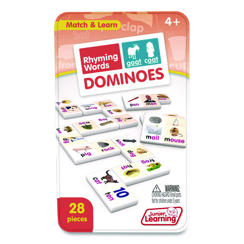 Rhyming Words Dominoes, Ages 4 to 10