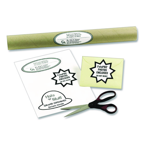 White Shipping Labels-Bulk Packs, Inkjet/Laser Printers, 8.5 x 11, White, 500/Carton