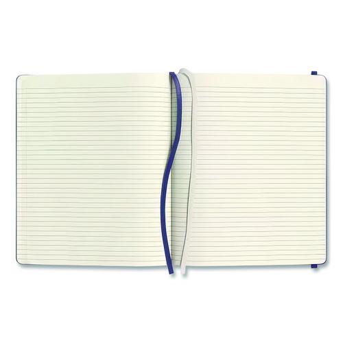 Hardcover Business Journal, 1-Subject, Narrow Rule, Blue Cover, (96) 10 x 8 Sheets