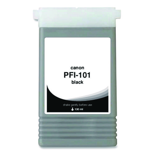 Compatible Black Ink, Replacement for PFI-101 (0883B001AA), 130 mL