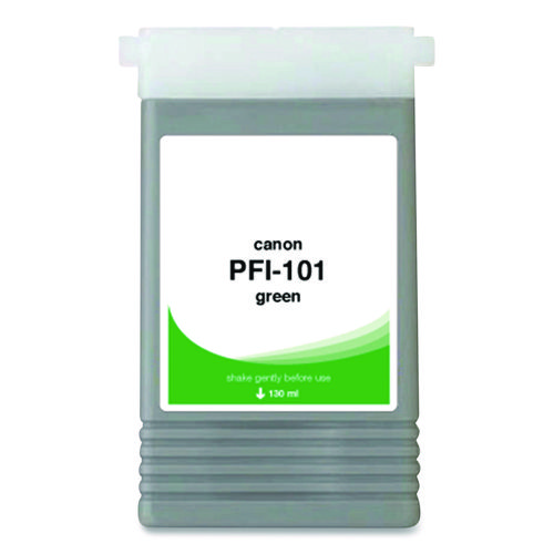 Compatible Green Ink, Replacement for PFI-101 (0890B001AA), 130 mL