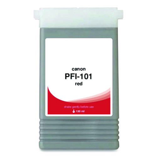 Compatible Red Ink, Replacement for PFI-101 (0889B001AA), 130 mL