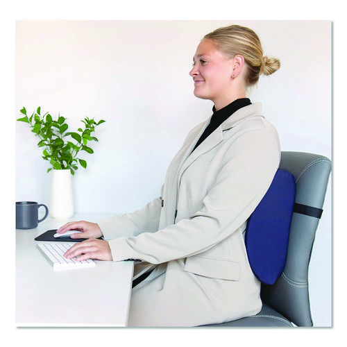 Sitback Standard Lumbar Back Support , 13 x 14, Blue
