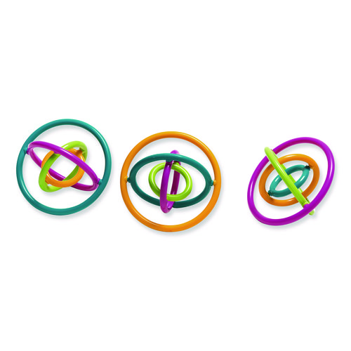 Gyrobi Fidget Toy, Small, Assorted Colors, 24/Carton