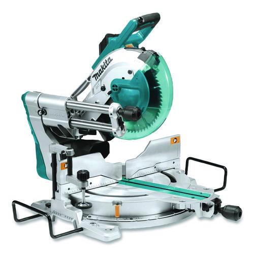 LS1019L 10" Dual-Bevel Sliding Compound Miter Saw with Laser, 3,200 RPM, -48 to +48 Degree Bevel, -60 to +60 Degree Miter