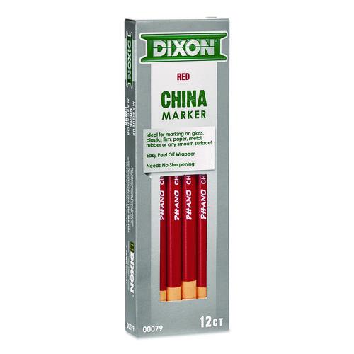 China Marker, Red, 12/Pack