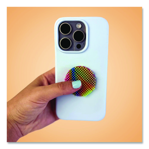 Silicone Zen Dots, Multicolor, 3/Pack, 24 Packs/Carton