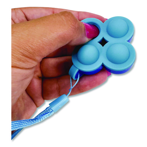 Popi Fidget Toy, Small, Assorted Colors, 24/Carton