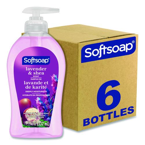 Liquid Hand Soap Pumps, Lavender Shea Scent, 6/Carton