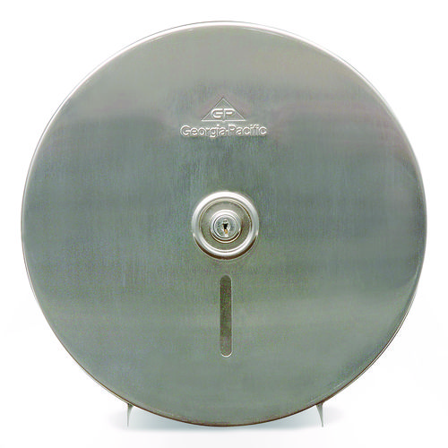 Stainless Steel Jumbo Roll Tissue Dispenser, 10.75 x 4.44 x 10.75, Stainless Steel