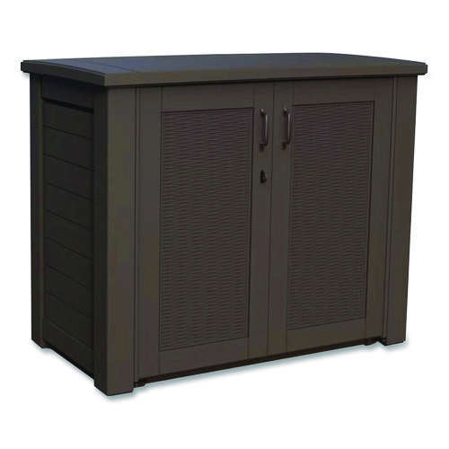 Bridgeport Storage Cabinet, 16.44 cu ft, 4 ft x 2 ft x 3 ft, Black Oak