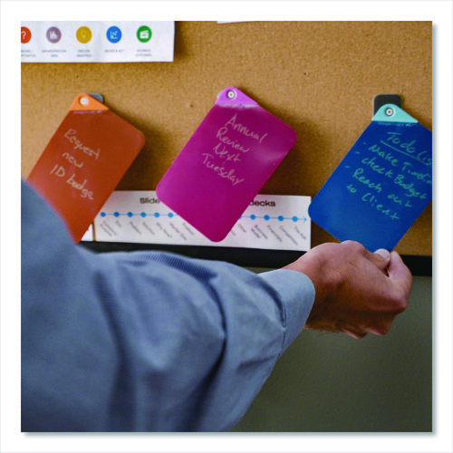VersaNotes Reusable Notes, 4 x 6, Assorted Colors, 3/Pack