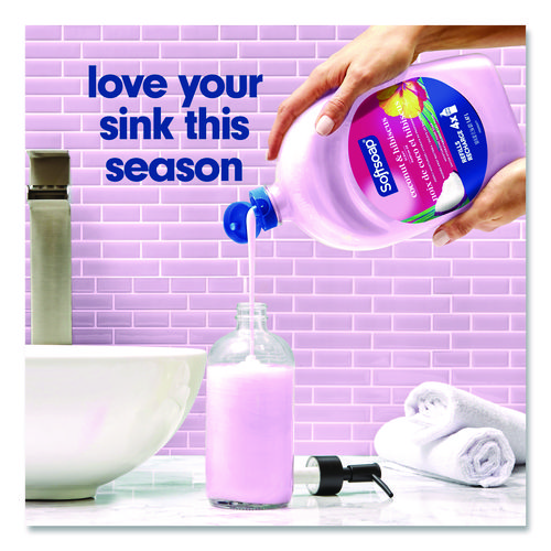 Liquid Hand Soap Refills, Coconut and Hibiscus, 6/Carton