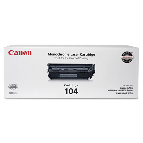 Image of Canon® 0263B001 (104) Toner, 2,000 Page-Yield, Black