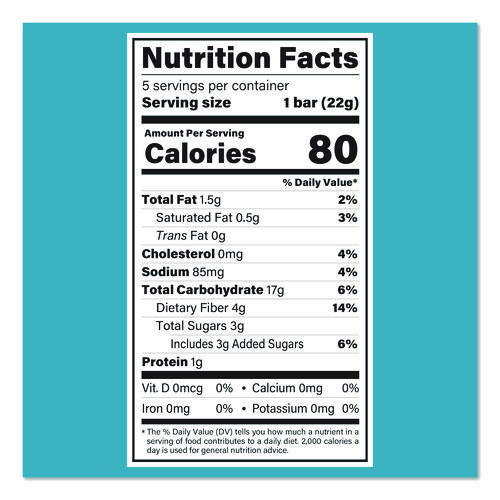 Crispy Treat, Vanilla, 0.78 oz Bars, 5 Bars/Pack, 3 Packs/Carton