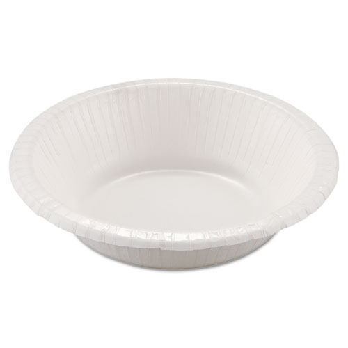 Basic Paper Dinnerware, Bowls, 12oz, White, 1000/Carton | by Plexsupply